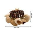 thumbnail image 4 of Shisuyan African Nut Shell Hand Bell Bracelet Tribal Style Handbell Drum Percussion Accessories Hand Chain, 4 of 8