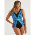 thumbnail image 3 of Embrace Your Curves™ by Miracle Brands® Women's and Plus Georgia One Piece Swimsuit, Sizes M-2X, 3 of 7