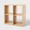 Natural, variant on 13" 4 Cube Organizer Weathered - Decorative Bookshelf, Cubby Storage, MDF Particle Board, 13" System Compatible