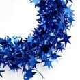 thumbnail image 4 of OULII 1Set Star Tinsel Garland Blue 2.3 Feet for Christmas Decoration, 4 of 4