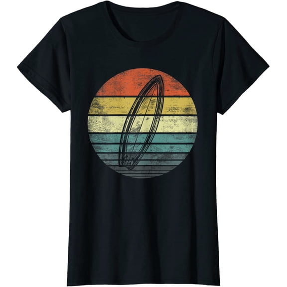 Surfer Gifts Retro Sunset Surfboard Silhouette Surfing Gifts T-Shirt