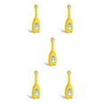thumbnail image 2 of Cateissary Silicona en forma de U cepillo de boca tipo U boquilla para niños de doble cara manijas de limpieza anchas hogar diario amarillo Amarillo 5Conjunto, 2 of 6