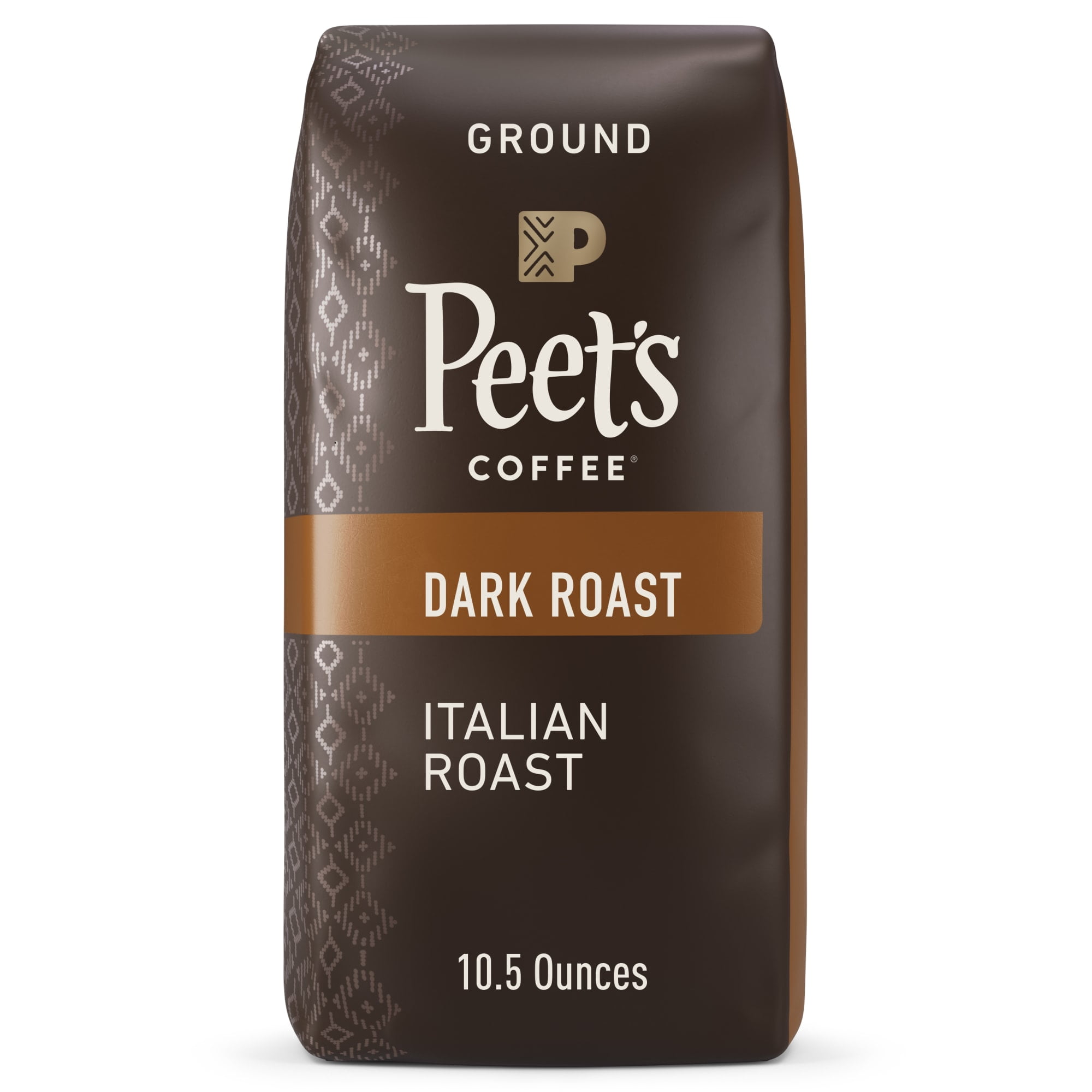 Peet's Coffee Italian Roast, Dark Roast Ground Coffee, 10.5 oz Bag