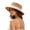 Pink, variant on AJGRHE Womens Mens Wide Brim Straw Panama Hat Fedora Summer Beach Sun Hats UPF Straw Hat for Women Casual Everyday Party Outdoor Beret White One Size