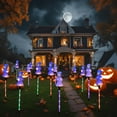 thumbnail image 5 of Halloween Decorations Outdoor Solar Pumpkin Witch Garden Stake Lights,Solar Halloween Lights Waterproof for Outside Home Patio Yard Pathway Grave Lawn Porch Party Decor, 5 of 6