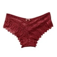 thumbnail image 6 of ZRBYWB Women's Underwear Panties For Women Crochet Lace Lace Up Panty Hollow Out Underwear Panties For Women, 6 of 9