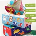 thumbnail image 5 of Ludolm Sensory Pull Along Toddler Infant Baby Tissue Box - Colorful Juggling Rainbow Dance Scarves for Kids Montessori Educational Manipulative Preschool Learning Toys – 5 Month 1-2-Year, 5 of 5