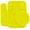 Yellow, variant on Bathroom Collection 3 Pieces Includes, 1 Contour Mat, 1 Lid Toilet Cover, 1 Bath Mat Anti-Slip With Rubber Backing #6 Lime green Solid Color