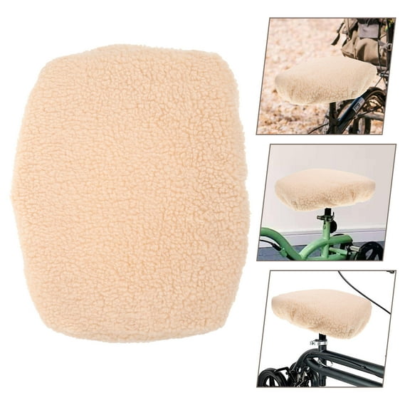LOLIPPYY 1Pcs Ergonomic Design Plush Knee Walker Cover for Knee Support and Mobility Aid