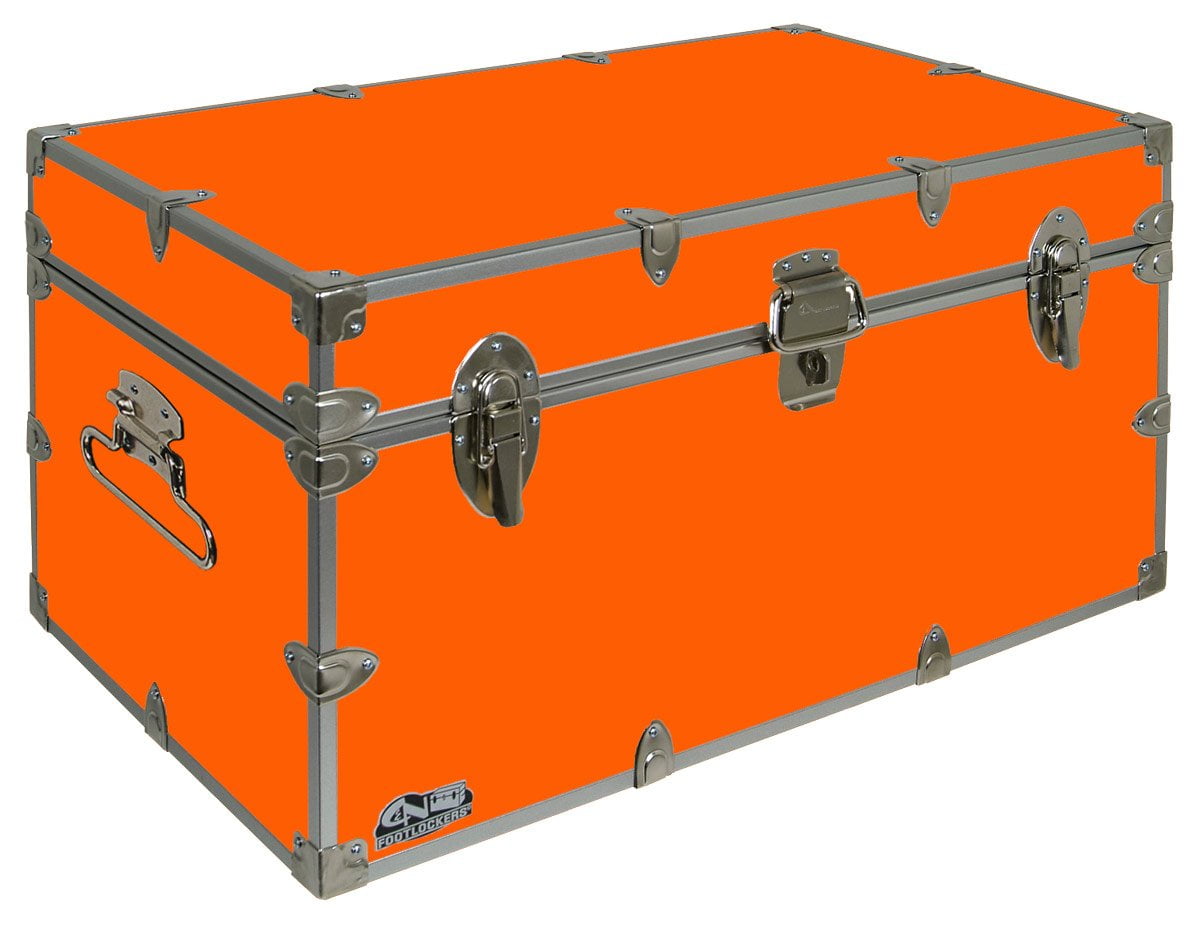 C&N Footlockers UnderGrad Storage Trunk - College Dorm Chest - Durable