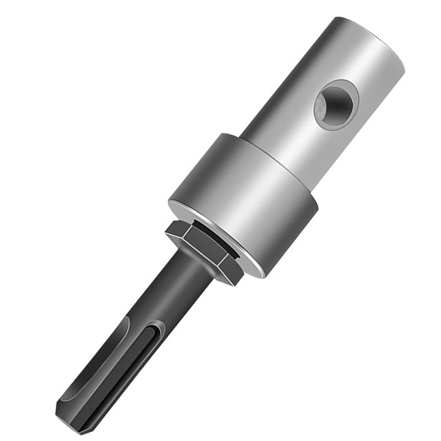 EcoNesxp Adaptateur de Tarière de Jardin Poignée Ronde Perceuse à Béton Perceuse Filaire et Sans Fil Marteau Rotatif Perceuse