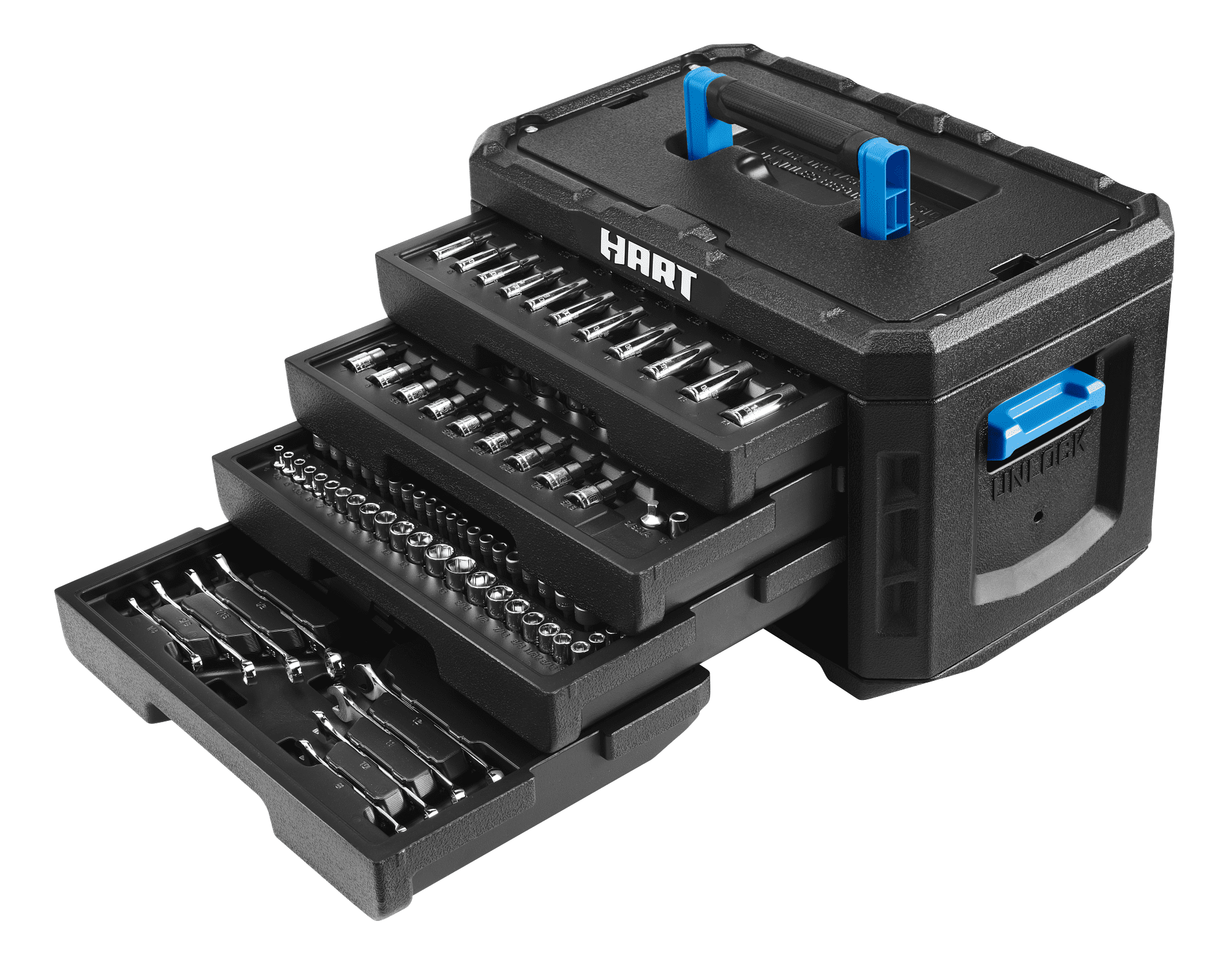 Kobalt 227-Piece Standard/Metric Mechanics Tool Set with Case