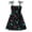 style-01 Marine, variante sur Gubotare Robe de Fête pour Enfant Robe Décontractée pour Bébé Fille Robe Smockée pour Tout-Petit Robe d'Été à Imprimé Floral pour le Printemps et l'Été 3T 4T (Marine, 3-4 Ans)