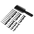 thumbnail image 2 of Professional Hair Cutting Styling Comb Set Hair Cutting Tool Barber Haircutting Comb SetBlack, 2 of 10