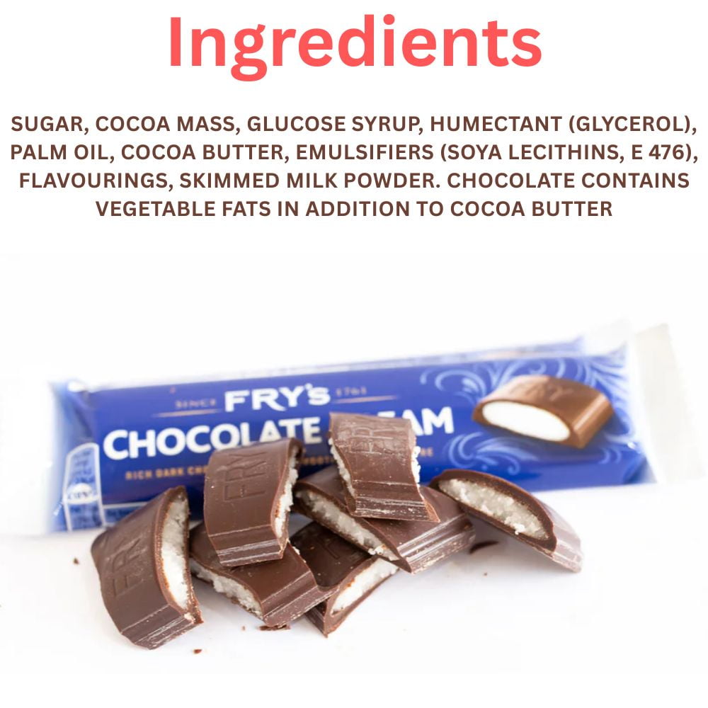 Fry's Chocolate Cream Bar 49g (Pack of 30)