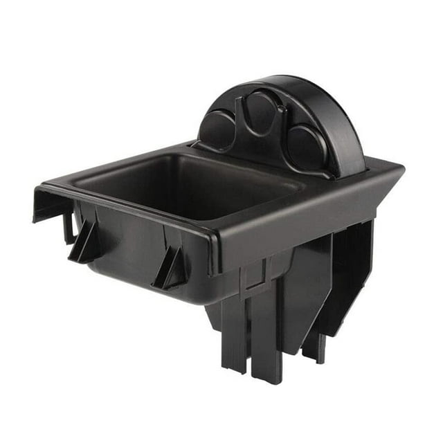 New Double Hole Car Styling Front Center Console Storage Box Coin + Cup Holder For BMW E46 Series 1999-2006 51168217953