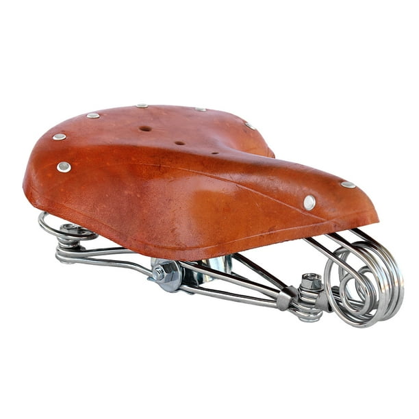 Leather Beach Cruiser Bike Bicycle Saddle Seat Brown 1