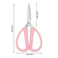 thumbnail image 2 of Qnjujn Heavy Duty Stainless Steel Scissors, Multipurpose Sharp Blades for Office Craft Fabric Cutting, Ergonomic Soft Grip Handle, Rust-Proof & Long-Lasting, 2 of 5
