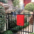 thumbnail image 3 of Caja de Buzón de Bloqueo Perfecl Buzón de Montaje en Pared Capacidad Media Rojo, 3 of 7