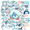 7A, variant on Cartoon Dolphin Stickers, Waterproof Dolphin Sticker for Water Bottle Laptop Phone Cases Planner Skateboard Luggage Helmet Party Favor Decor, Ideal for Adults Teens Teacher Rewards