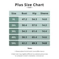 thumbnail image 4 of Gleelist Womens Plus Size Tops 3/4 Ruffle Layered Sleeve V Neck Pleated Tee Shirts Basic Loose Fit Soft Summer Tunic Blouse 1X-5X, 4 of 6