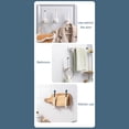 thumbnail image 3 of Injueey Colgador de pared autoadhesivo para baño, ropa retráctil, albornoz, soporte de almacenamiento, estante trasero de puerta colgante de Cocina y Comedor Naranja amarillo, 3 of 6