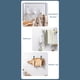 thumbnail image 5 of Ounissouiy Colgador de pared autoadhesivo para baño, soporte de almacenamiento para el hogar, sala de estar, organización, estante trasero para Type6 NO6, 5 of 6