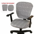 thumbnail image 1 of SUGARMOMChair Covers Stretch Jacquard Home Office Computer Chair Seat Covers Swivel Chair Seat Covers Durable Anti-dust Desk Rotating Lift Chair Slipcover Armchair Protector Decoration (C, 1 of 8