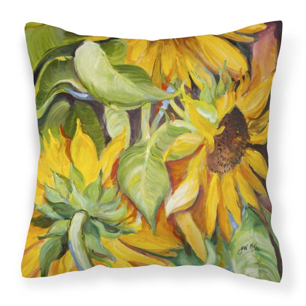 Sunflowers Fabric Decorative Pillow