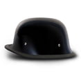 thumbnail image 3 of Daytona German Novelty Big German Dull Gloss Black Motorcycle Helmets, 3 of 3