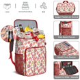 thumbnail image 5 of Travel Cooler Bag - White Strawberry Plants Fruit Camping Beer Cooler Backpack with Bottle Opener- Waterproof Insulated Picnic Backpacks - Cooler Bag for Beach, 5 of 6