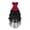 Wine Red, variant on Women Steampunk Floral Bustier Corset with Tulle Skirt Black XL