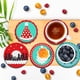 thumbnail image 2 of Kit Posavasos Artístico Con 8 Piezas Acrílico Forma Especial Muñeco Nieve Copo, 2 of 8