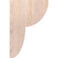 thumbnail image 3 of 6"W x 8"D x 12"H Crestline Rough Sawn Corbel, Douglas Fir, 3 of 9