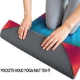thumbnail image 3 of Colorful Tie Dye Mandala Pattern Hot Yoga Mat Towel Non Slip for Hot Yoga - Quick-Drying Yoga Mat Cover with 4 Corner Pockets with Travel Bag - Hot Yoga Towel Non Slip 74"x26", 3 of 6