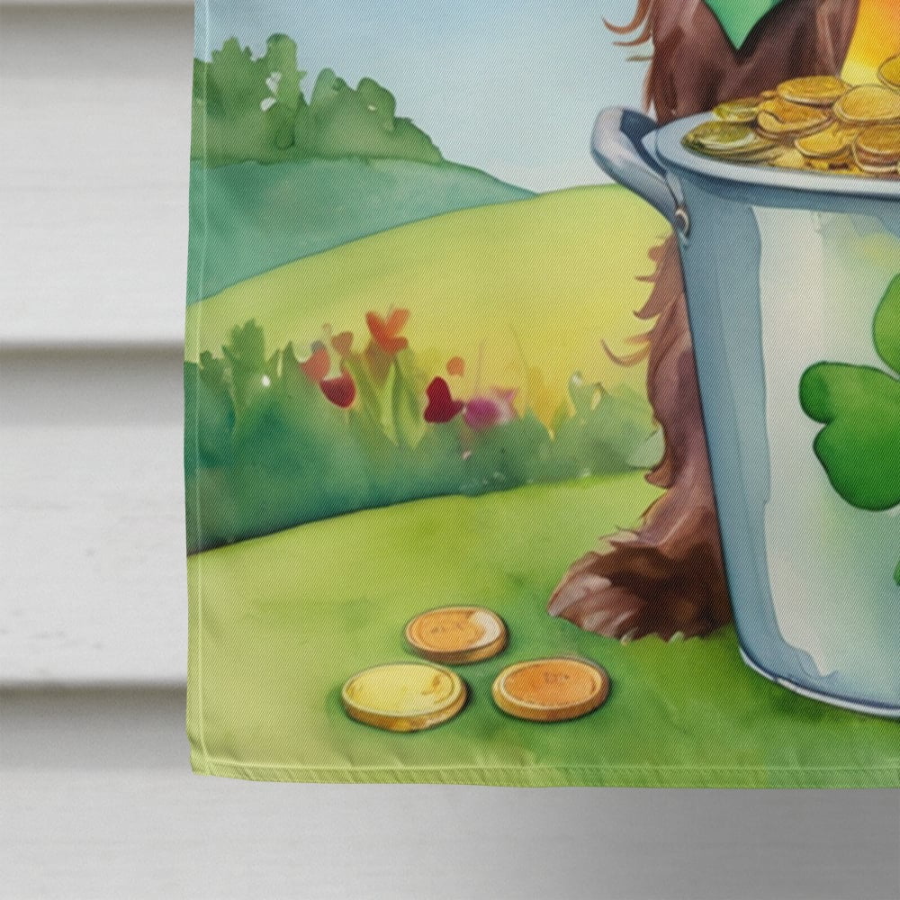 Sussex Spaniel St Patricks Day House Flag