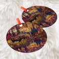 thumbnail image 3 of Noel Moose Ornament Suncatcher Four Season Theme Colorful Leaves Window Wall Hanging Hand-Painted Glass Panel Decor Gift for Women Christmas Thanksgiving Gift, 2025, Festive Home, 3 of 5