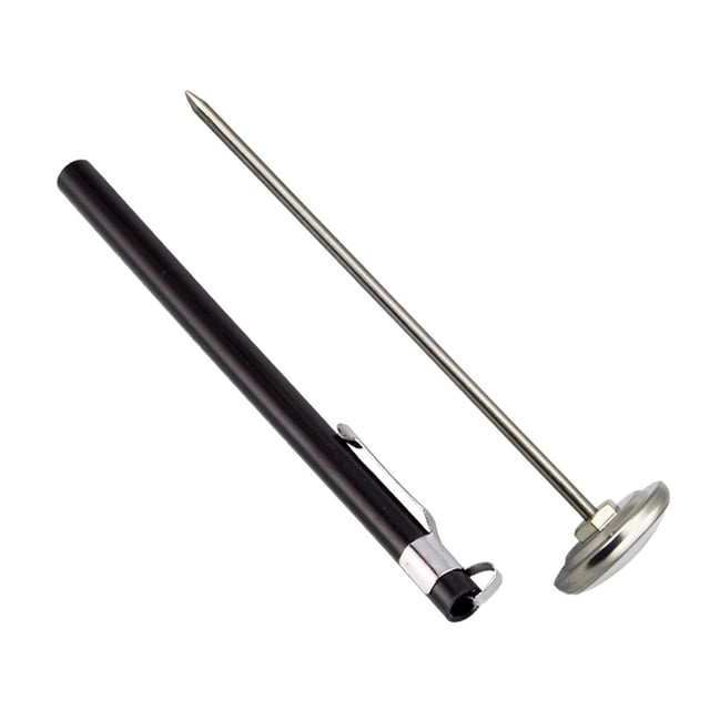 Mobutofu 1Set Cheese Making Thermometer Silver Food Temperature Kitchen Gadget for Home Users