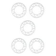 thumbnail image 3 of xinxixnxx Improved Performance And Wide Compatibility - Durable Bike Crank set Bicycles Crank Chain Ring 50T silver 5Set, 3 of 6