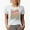 White, variant on Nana with Cute Flowers & Butterfly, Grandma or Grandmother Themed, Groovy Retro Wavy Text Merch Gift, Tan T-Shirt, Small