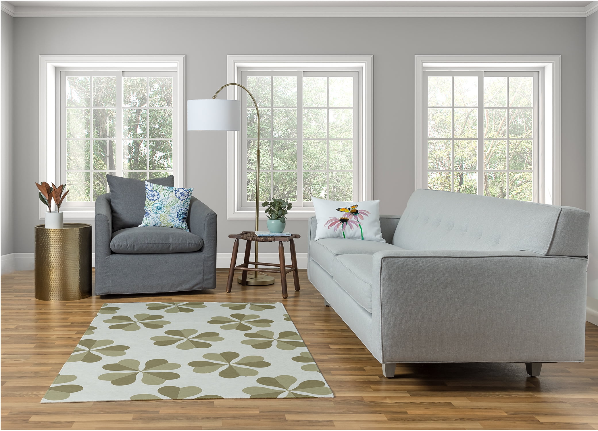 Simply Daisy Funky Junky Floral Area Rug, 4' x 6'
