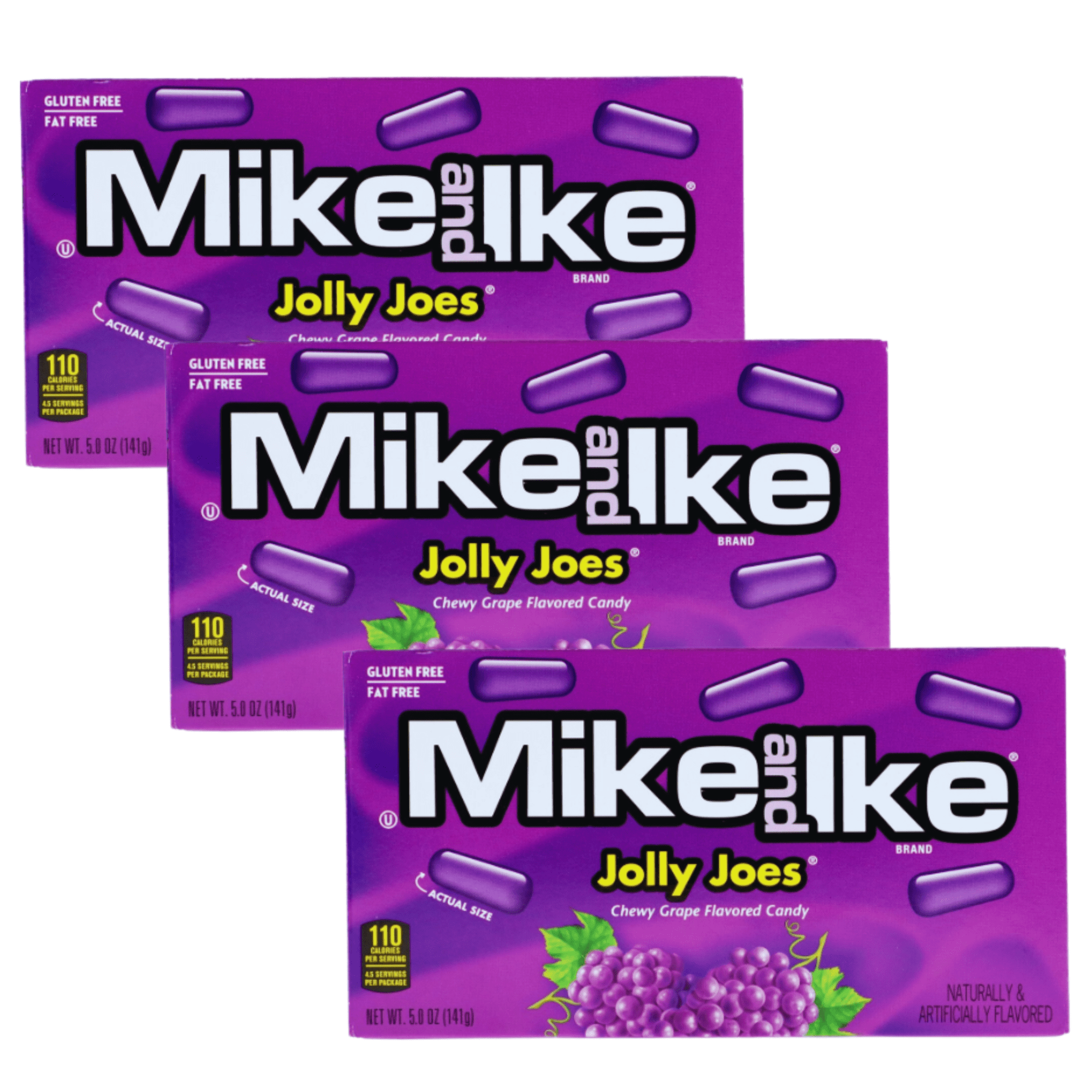 FSSTAM Chewy Grape Flavored Candy, Fat Free Gluten Free Mini Candies