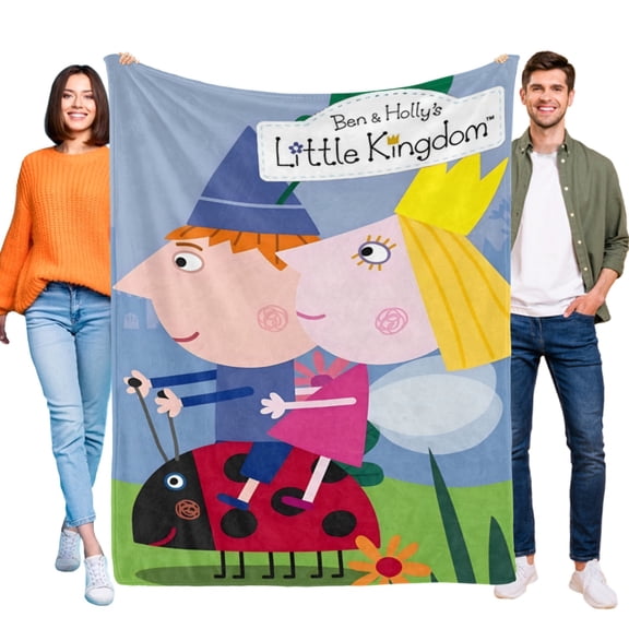 Ben and Holly Throw Blanket Gifts for Fans Lover Girls Boys Women Present Hoodie Him Bed 60"x80"