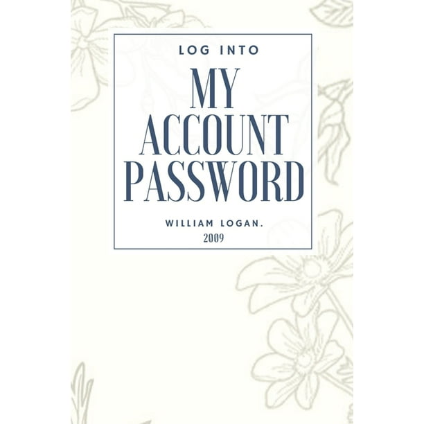 Log into my account password: Internet Log Book with Alphabetical Tabs