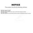 thumbnail image 2 of Transit Auto Front Rear Disc Brake Rotors and Semi-Metallic Pads Kit for Car Subaru Outback Legacy K8S-101204, 2 of 11