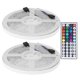 thumbnail image 5 of Tira de luz WiFi IP65 300LED RGB lámpara de cuerda que cambia de color regulable decoración al aire libre 12V EE. UU. 100-240V, 5 of 10