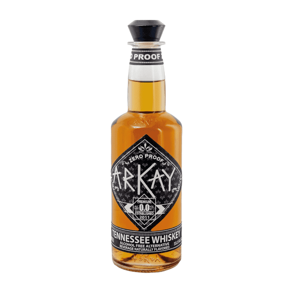ARKAY | Tennessee Whisky Zero Proof | Premium Alcohol-Free Alternative | 33.3 fl oz (1L) | Zero Calories & Sugar
