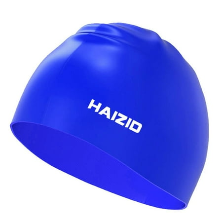 

Water Sports Swimming Cap Silicone Adult Waterproof Flat Elastic Soft Comfortabl