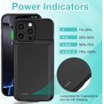 thumbnail image 4 of SHIQI-Battery Case for iPhone 16Plus, 7000mAh Slim Portable Rechargeable Protective Battery Pack Cover Power Bank Charging Case Compatible with iPhone 16Plus (6.7 inch,Includes Cell Phone Protector), 4 of 4