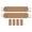 Brown, variant on 4Pcs Slip Resistant Heel Retention Lace With Metal Clips Elastic Shoe Laces For Slip On Sandals Shoe And Snow Boot